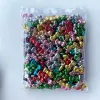 Acrylic electroplated metal creative bean bow tie diy mobile phone pendant chain/pendant key chain accessory making materials Item Picture